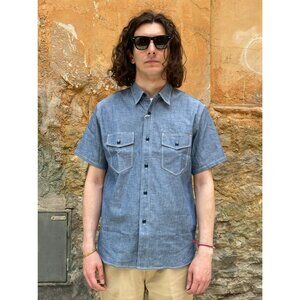 The Real McCoy's MS18014 U.S.N. Chambray Shirt S/S